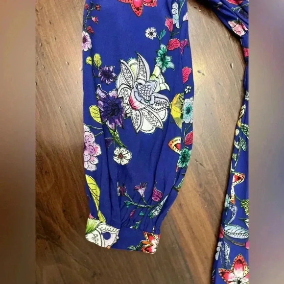 Maeve Maplewood Dress XS Long Sleeve Fit Flare Boho Floral Anthropologie EUC - Picture 10 of 15